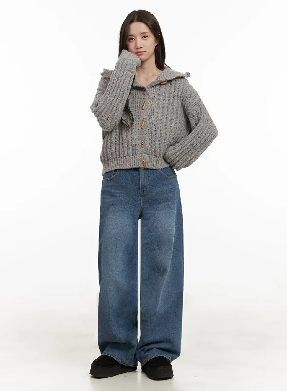 Lazy Home Destiny Wide-Leg Jeans IJ510