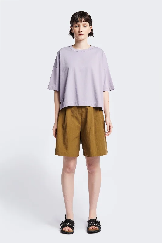 Avant-garde trend Depth Short Olive Brown