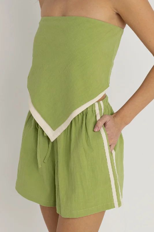 Retro Prints Isadora Short Green