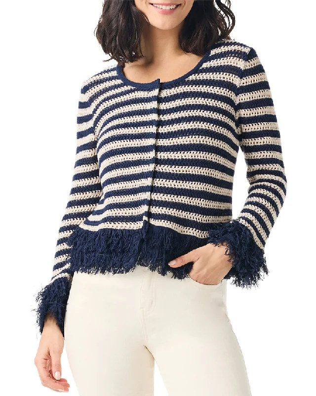 Exquisite Tailoring NIC+ZOE Twilight Fringe Cardigan