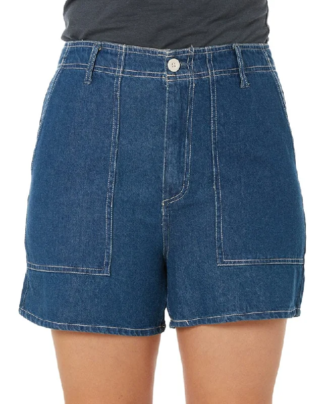 Lounge Wear Ladies Vancouver Short - Indigo Rinse