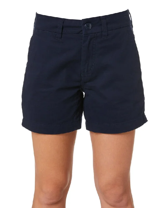 High-end Customization WS-2W Ladies Lightweight Work Shorts - Navy