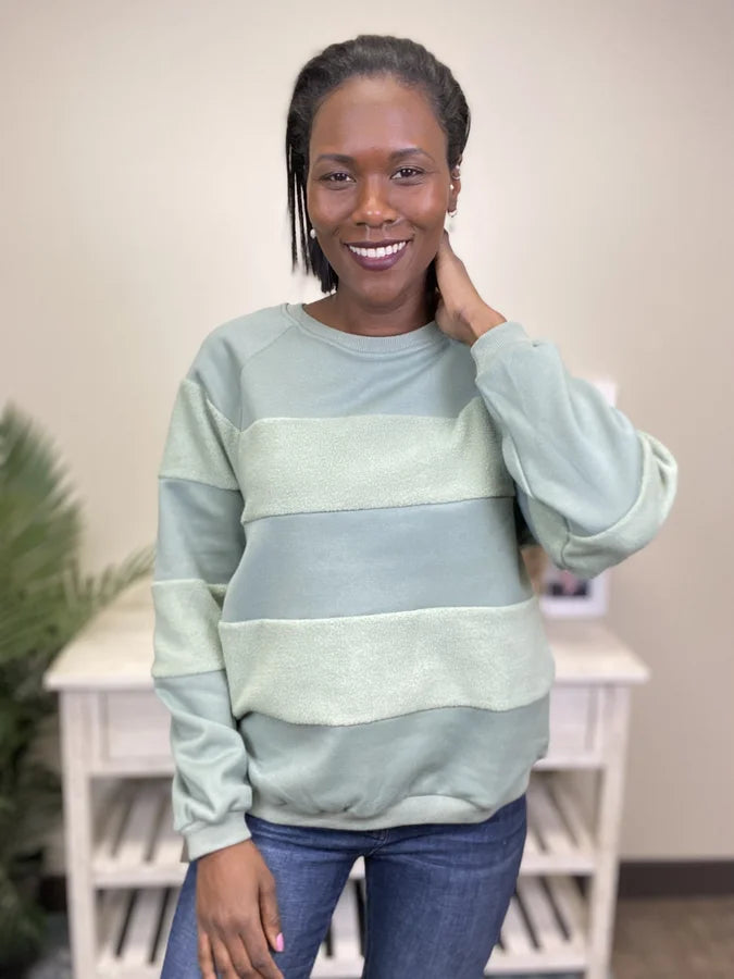 Bright Colors Always Be Together Women's Crew Neck Sweater