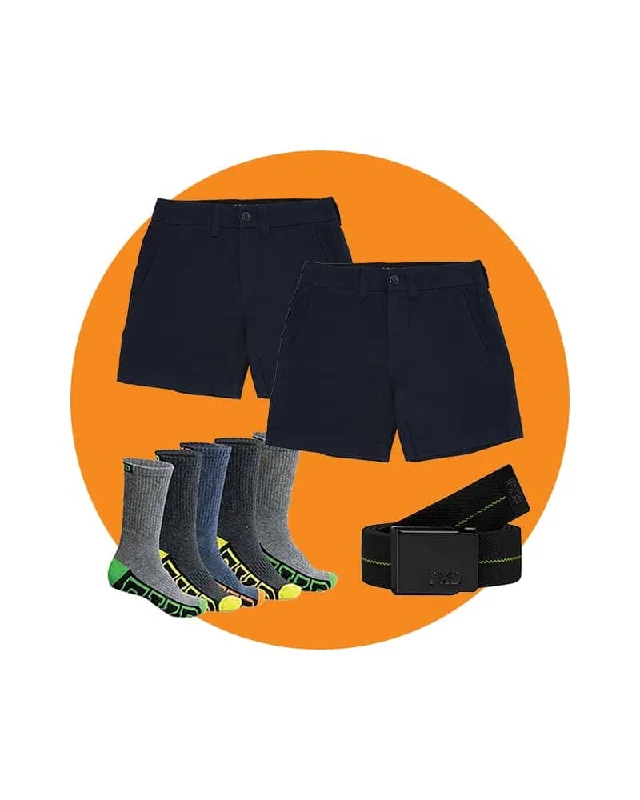 Classic Design Tradies WS-2W Twin Value Pack - Navy
