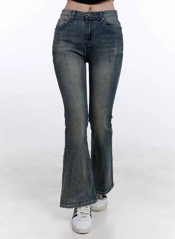 Slim Fit Samantha Washed Bootcut Jeans CJ513