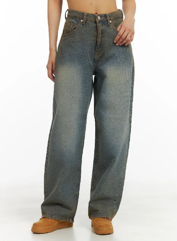 Fashion Elements Low Rise Straight Jeans CA424