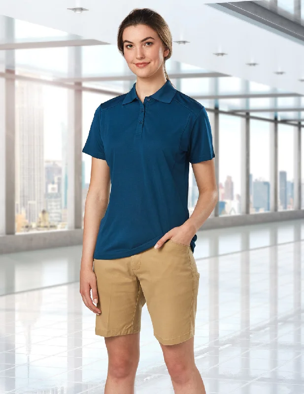 Comfortable And Cold-proof Winning Spirit  Ladies Stretch Slimfit Boston Chino Shorts (M9391)