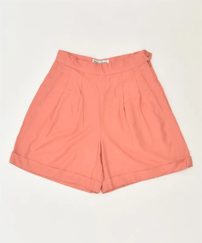 Fashionable sports PAOLA PRATA Womens Wide Leg Chino Shorts IT 42 Medium W26 Pink Classic