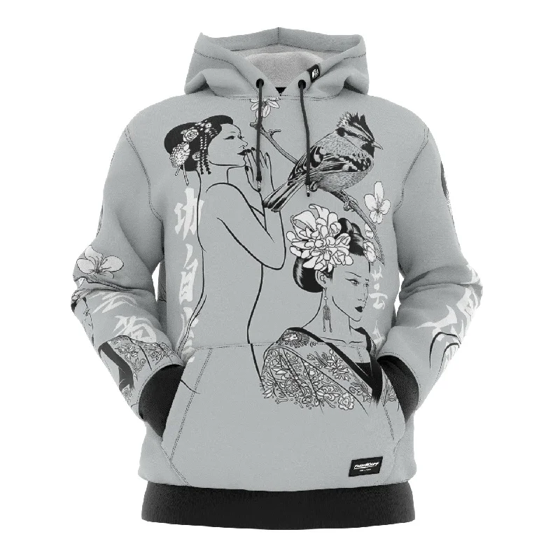 Retro Dress Geishas Hoodie