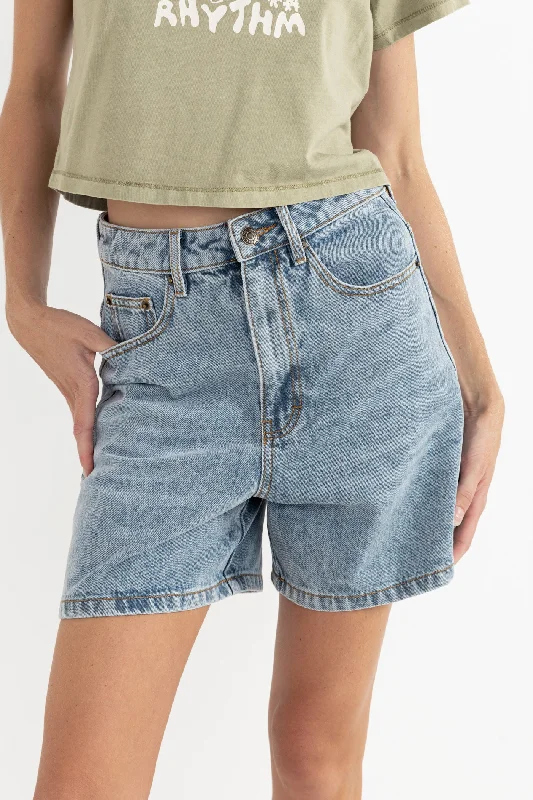 Design Trend Escape Denim Short Washed Blue