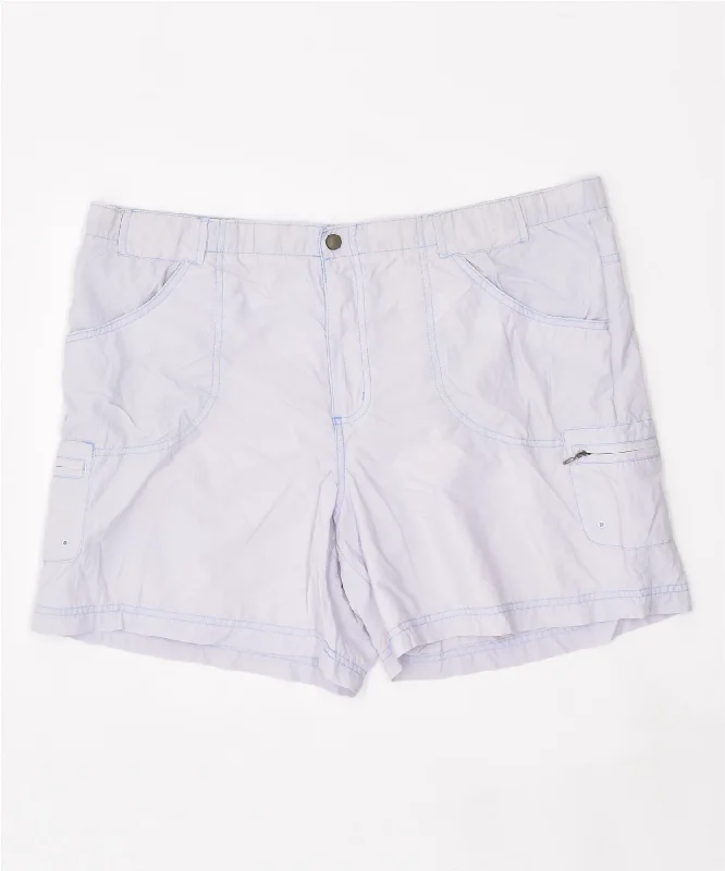 Cool Style COLUMBIA Womens Cargo Shorts W40 2XL Blue Nylon