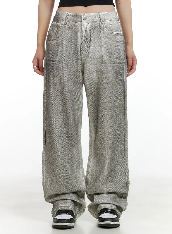 Trendy Items Vintage Washed Low Rise Baggy Jeans CL424