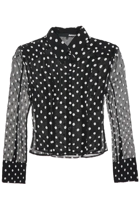 Everyday Comfort Rotate Women's Chiffon Blouse With Sequins