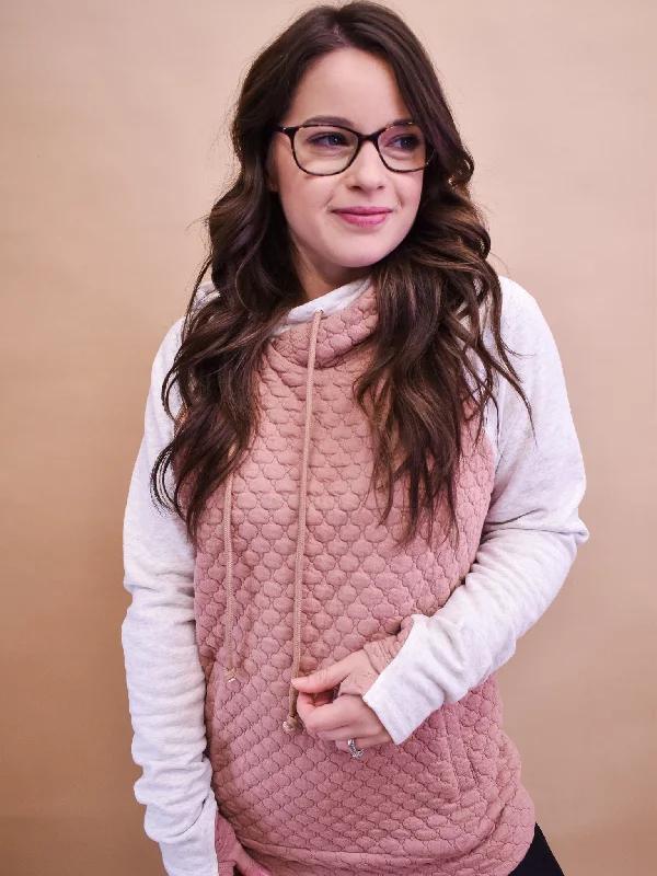 All-Day Wear It's A Plan Quilted Double Hood Pullover