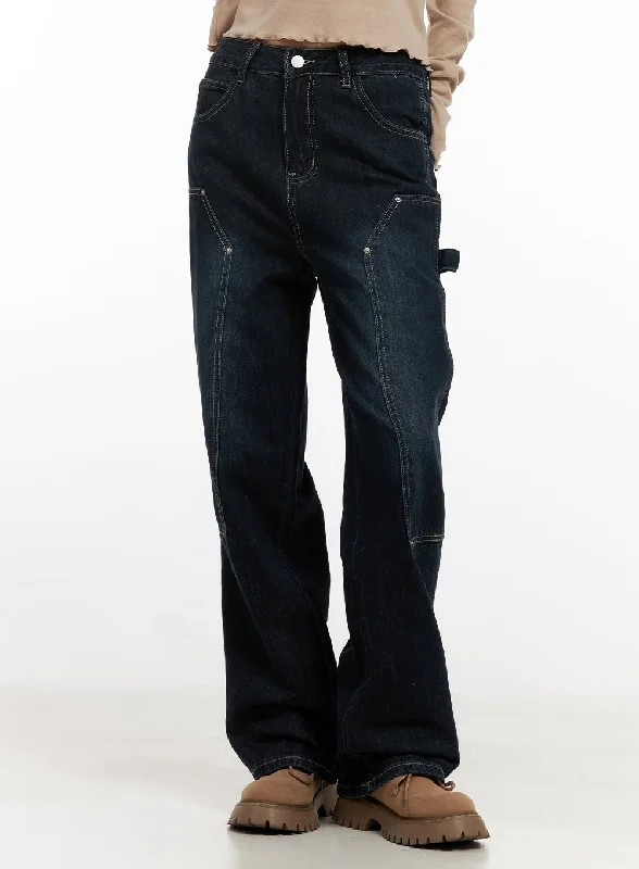 Dynamic Fashion Elina Carpenter Straight Jeans CN416