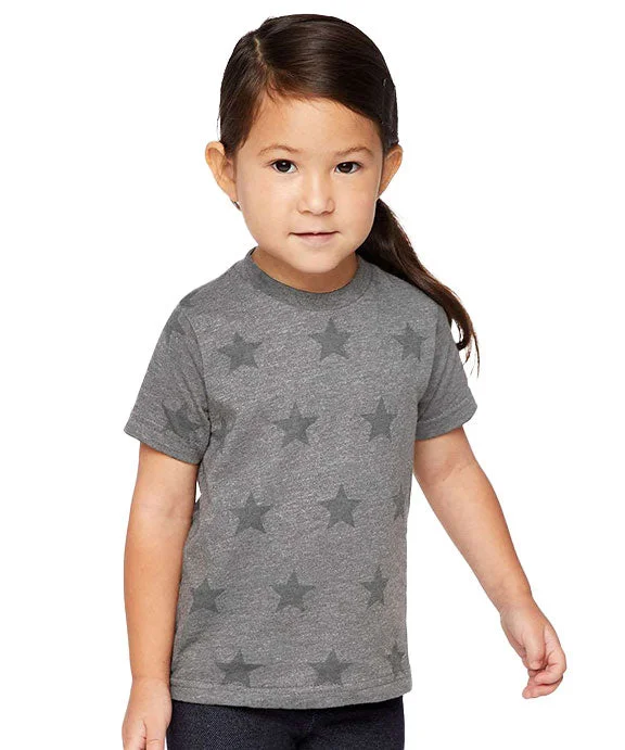 Comfy Pants 3029 - Code Five Toddler Five Star T-Shirt | Granite Heather Star