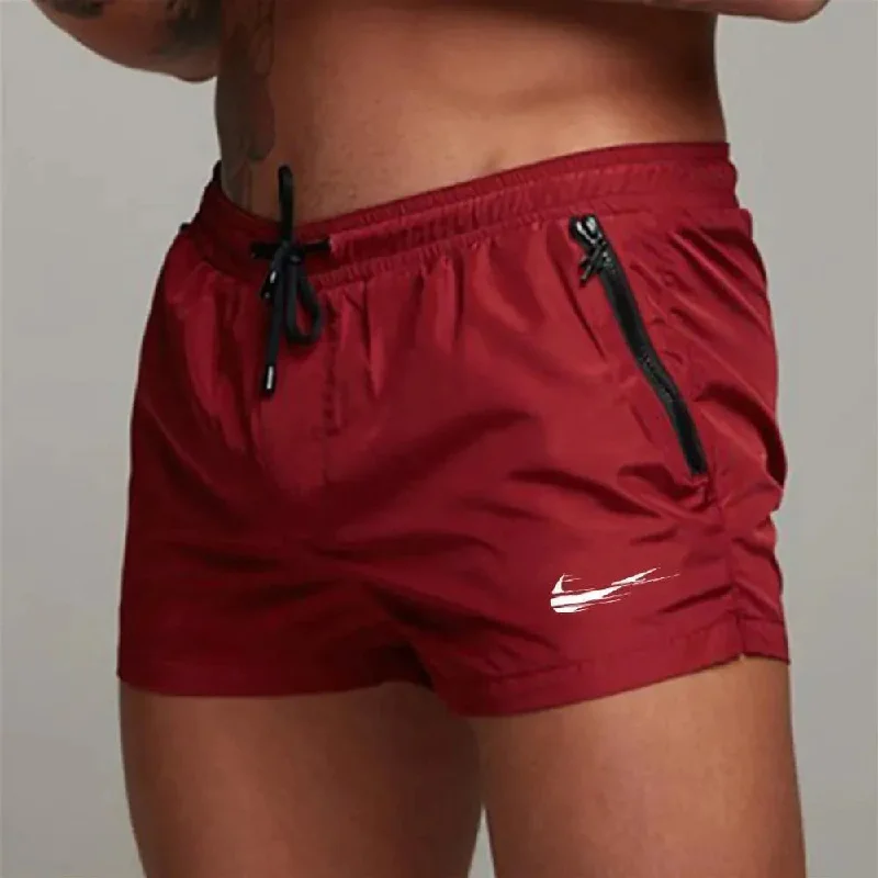 Denim Design Side Pocket Swim Shorts For Men