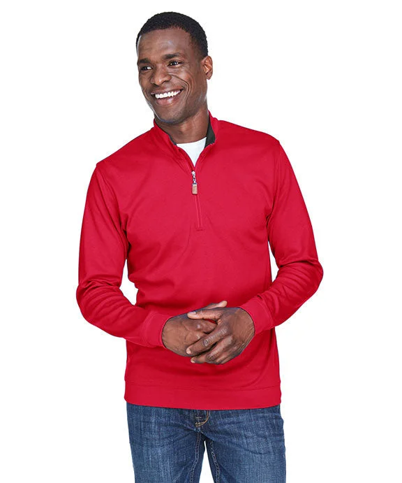 Body Design DG479 - Devon & Jones Mens DRYTEC20™ Performance Quarter-Zip | Red/Navy