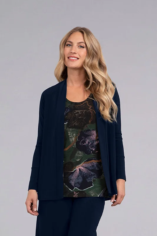 Comfortable And Simple Everyday Cardigan | Navy