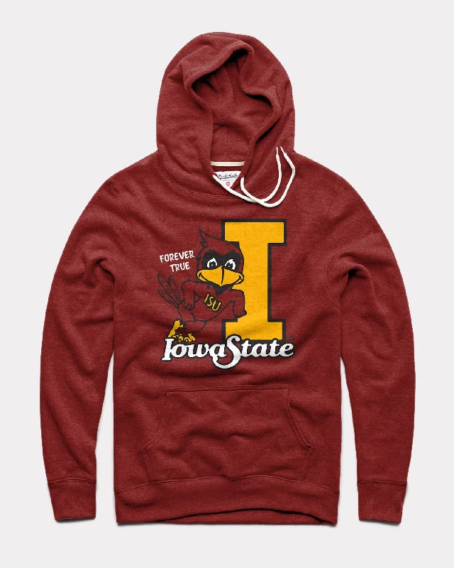 Cozy Shirts Iowa State Forever True Cardinal Hoodie