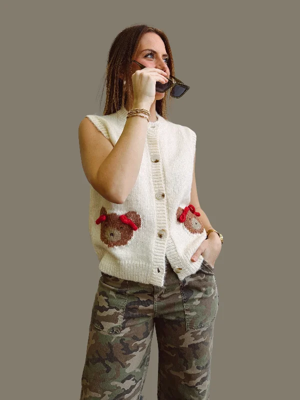 Casual Chic Teddy Cardigan Vest