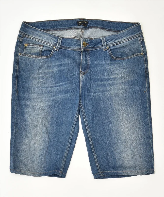 Casual And Versatile MASSIMO DUTTI Womens Denim Shorts US 10 Large W36 Blue Cotton Classic