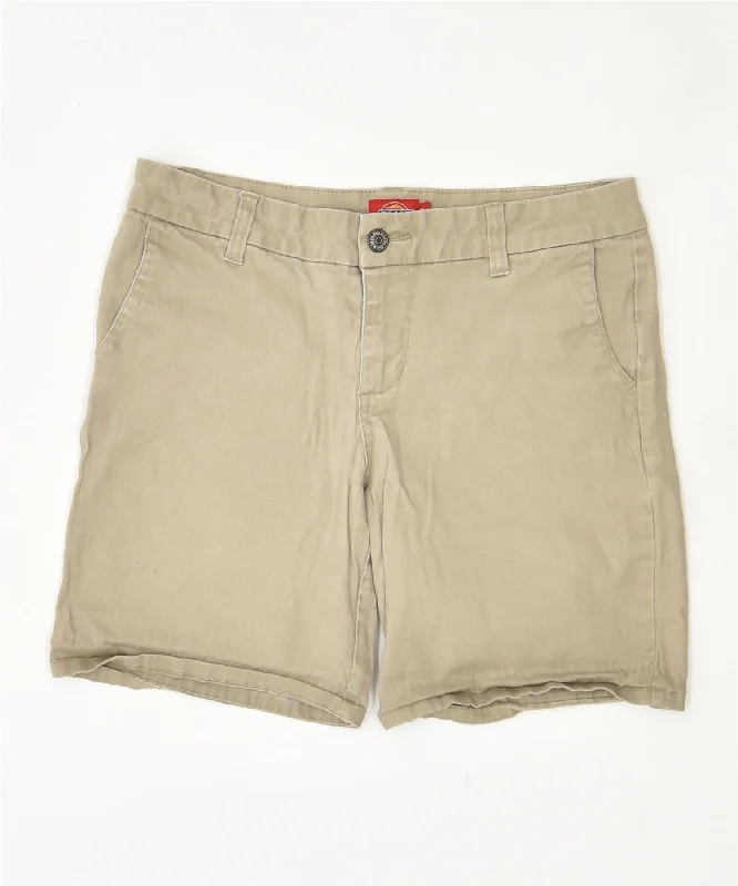 Street Style DICKIES Womens Casual Shorts US 9 Medium W30 Beige