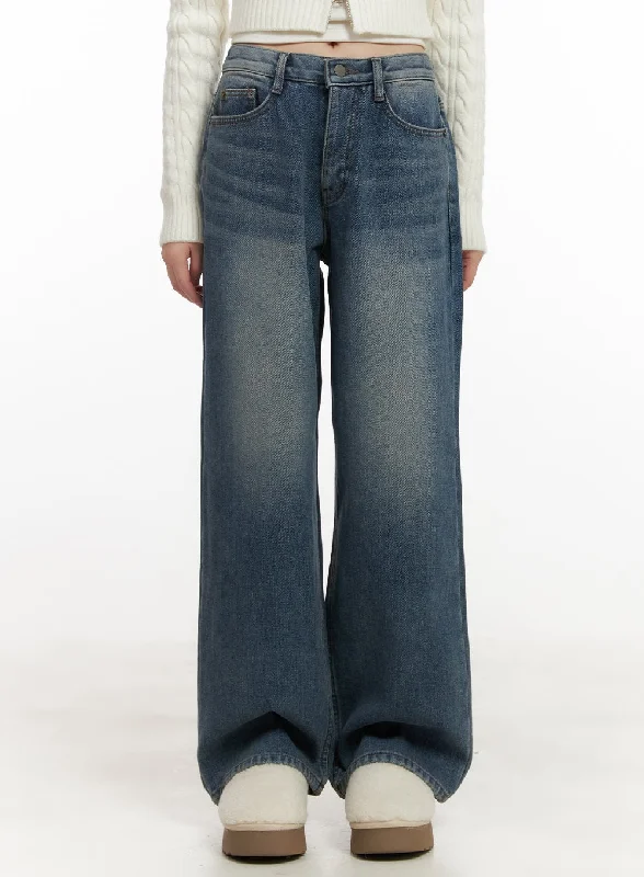 Versatile Itinerary Emily Washed Straight-Leg Jeans CJ502