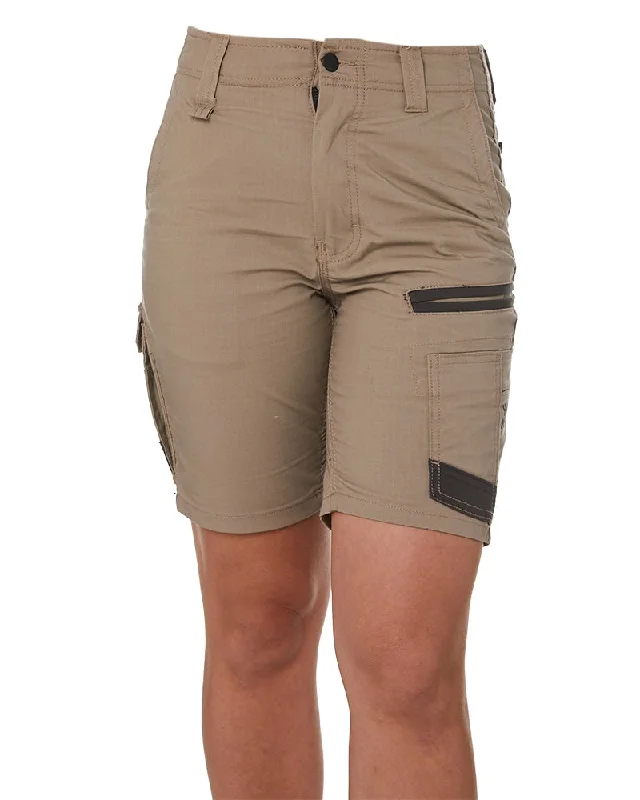 Daily Comfort Raptor Womens Mid Shorts - Desert