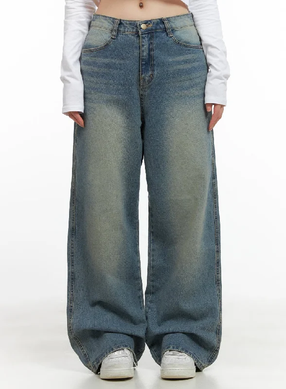 Classic And Versatile Luna Baggy Jeans CG420