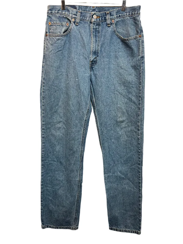 College Style Levi 505 Blue Jeans (34x32)