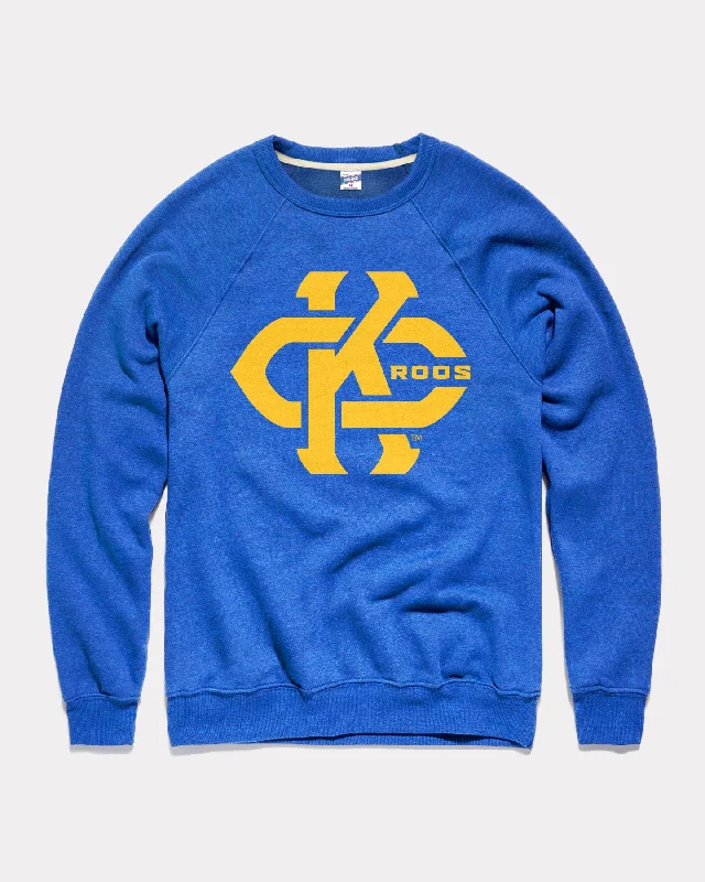 American Style UMKC Interlocking Royal Blue Crewneck