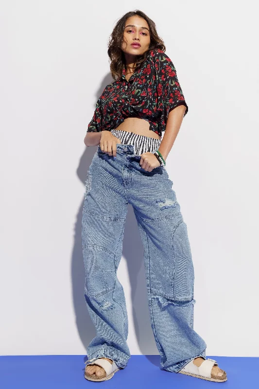 New Autumn And Winter Styles Coarse Straight Jeans