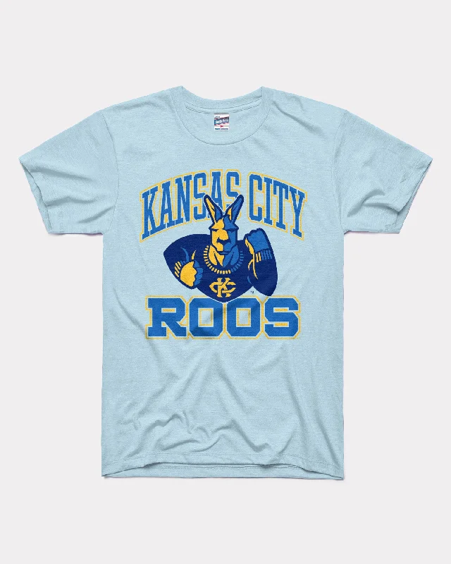 Cool Style UMKC Kangaroos Arch Powder Blue T-Shirt