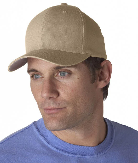 High-end Fabrics 6277 - Flexfit Adult Wooly 6-Panel Cap | Khaki