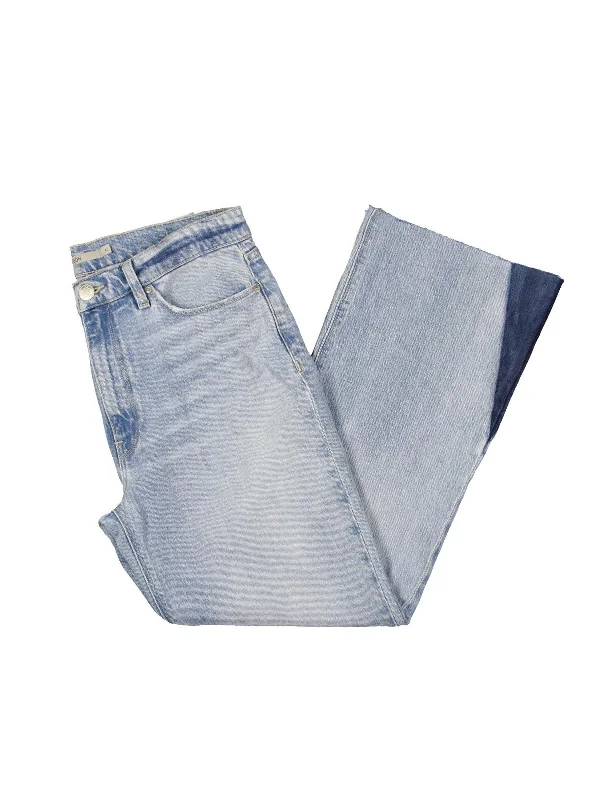 Diamond Series Womens High-Rise Bootcut Cropped Jeans