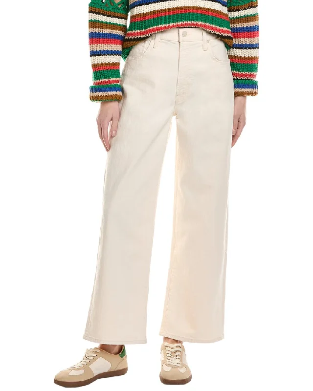 Loose Fit MOTHER The Dodger Ankle Act Natural Wide Leg Jean