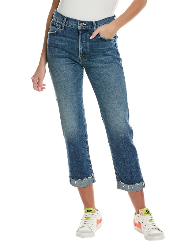 Comfortable Design MOTHER The Scrapper Cuff Smashing Banjos Ankle Fray Jean