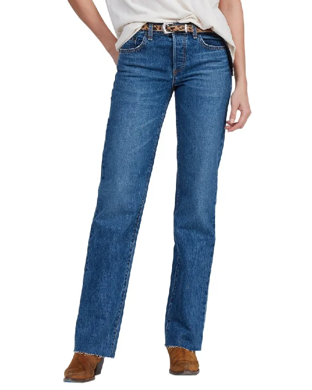 Lazy Style ASKK NY Sundowner Long Low Rise Straight Jean