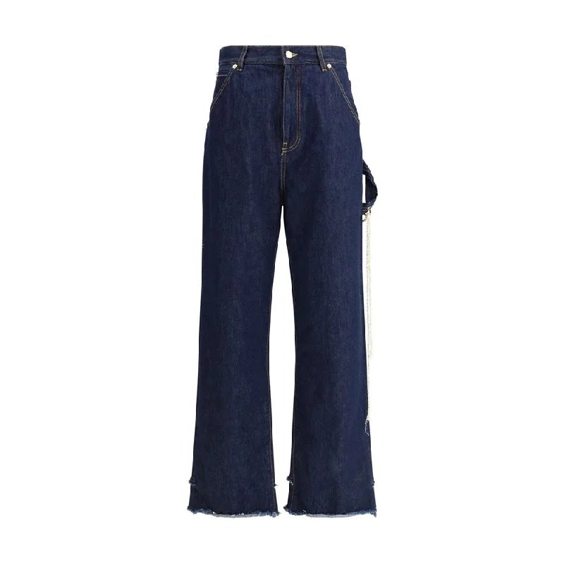Free And Casual park Lisa Chain Women's Jeans