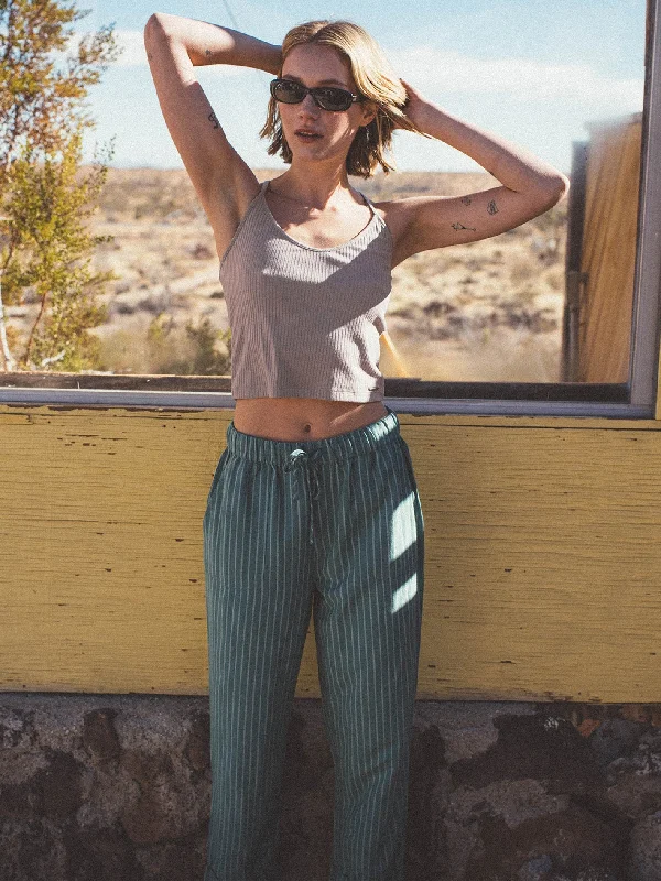 Sports Design Slip Knit Cami Top - Daze Grey