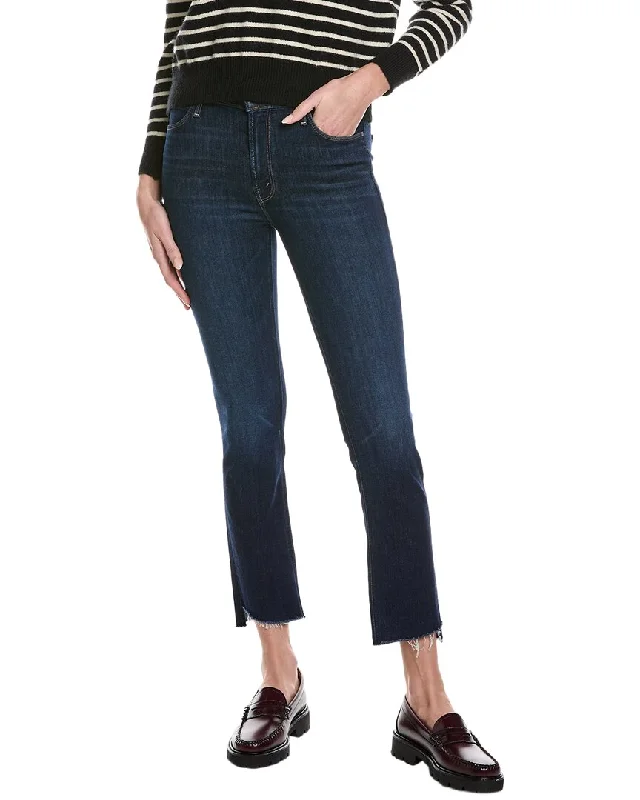 Dynamic Fashion MOTHER The Mid-Rise Dazzler Ankle Step Fray Off Limits Jean