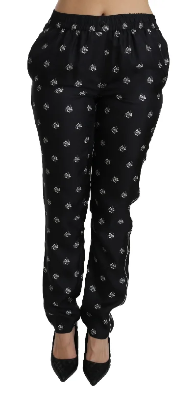Classic style Dolce & Gabbana  Women's Printed Silk Trousers