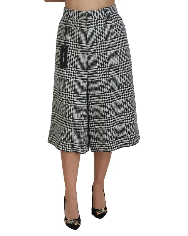 Urban Fashion Dolce & Gabbana  Houndstooth Culottes
