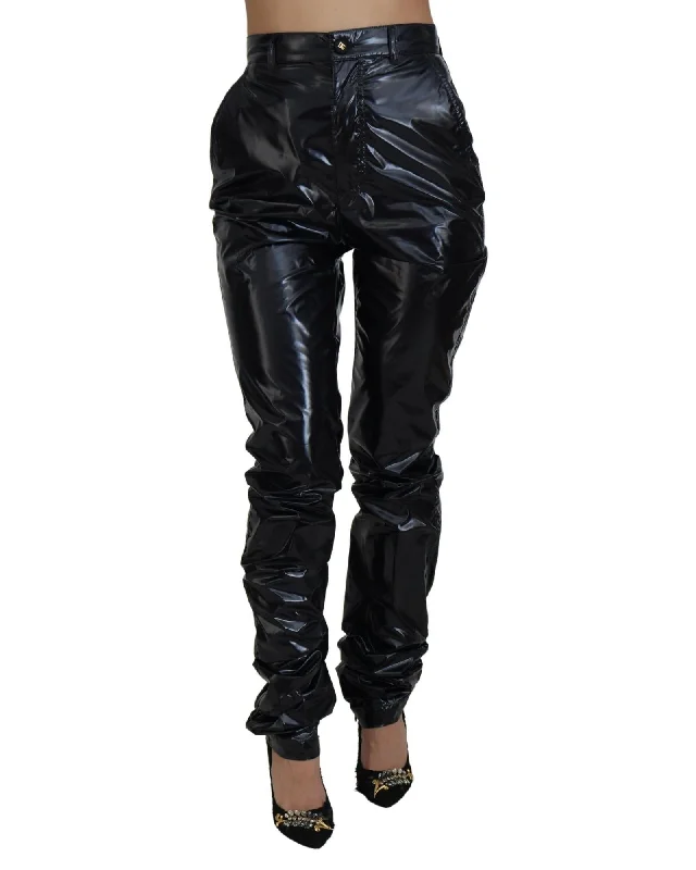 Soft Textures Dolce & Gabbana  Shiny Nylon Trousers