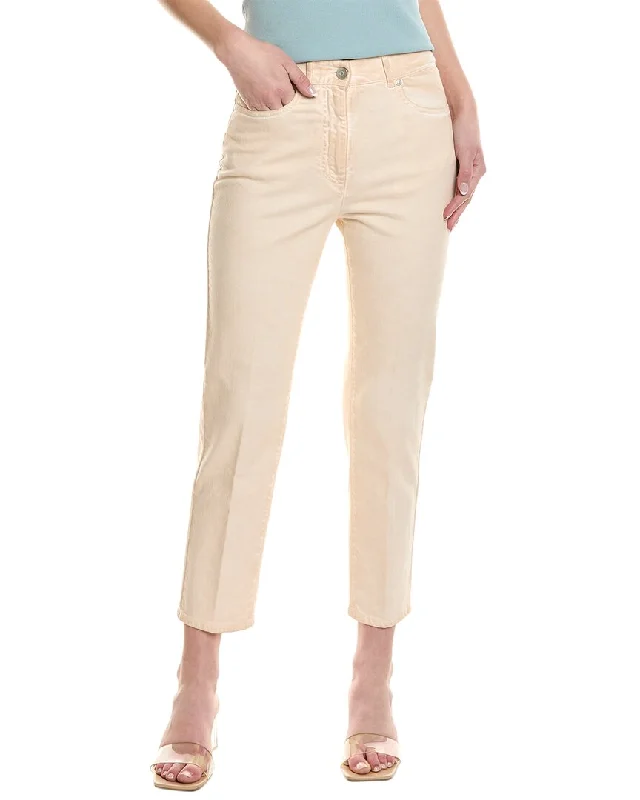 Unique Design Peserico Dusty Pink Straight Jean