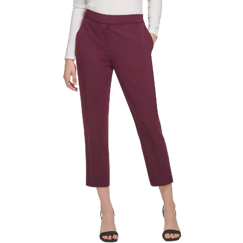 Exquisite Embroidery Womens Mid Rise Slim Skinny Pants