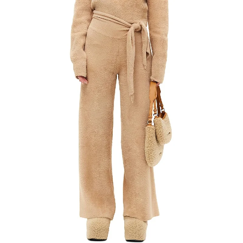 Sports Fashion Tasi Womens High Rise Belted Ankle Pants