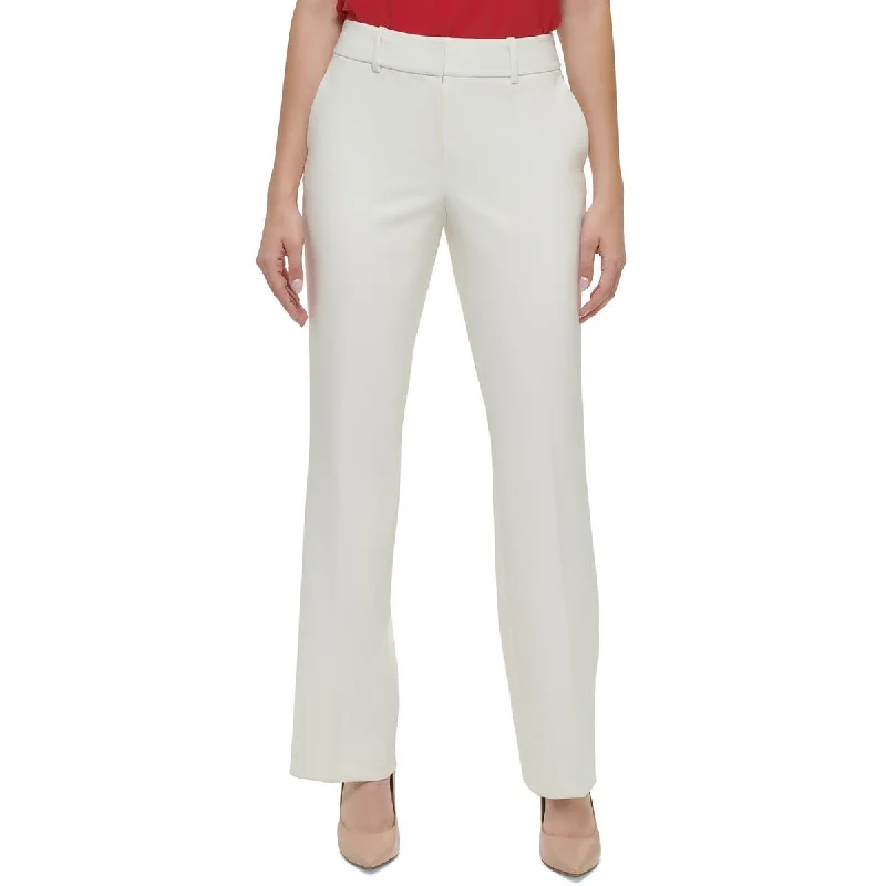 Comfortable Mind Sutton Womens Mid Rise Slim Fit Bootcut Pants