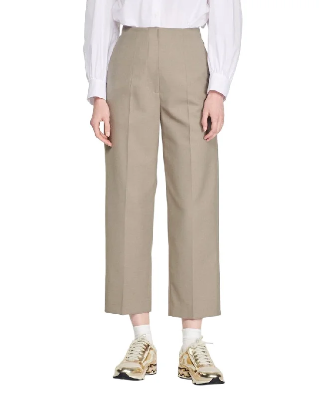 Retro Design Sandro Wool-Blend Pant